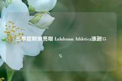 三季度财报亮眼 Lululemon Athletica涨超15%-第1张图片-远眺招投标网