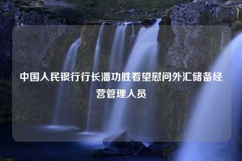 中国人民银行行长潘功胜看望慰问外汇储备经营管理人员