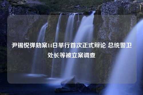 尹锡悦弹劾案14日举行首次正式辩论 总统警卫处长等被立案调查