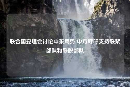 联合国安理会讨论中东局势 中方呼吁支持联黎部队和联脱部队