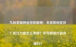 九问非银同业存款新规：未来如何定价？执行力度怎么考核？会导致银行缺负债吗？