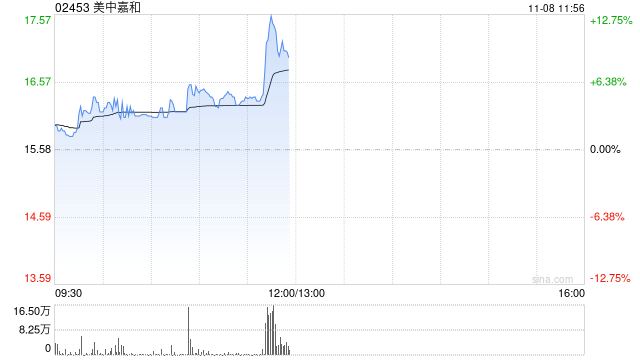 美中嘉和早盘拉升逾11% 公司与GE医疗签署战略合作协议