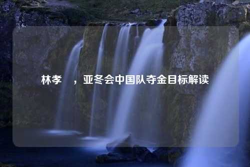 林孝埈，亚冬会中国队夺金目标解读